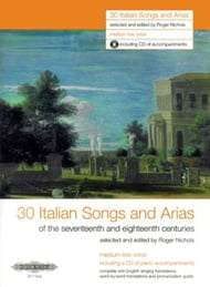 30 Italian Songs and Arias Vocal Solo & Collections sheet music cover Thumbnail